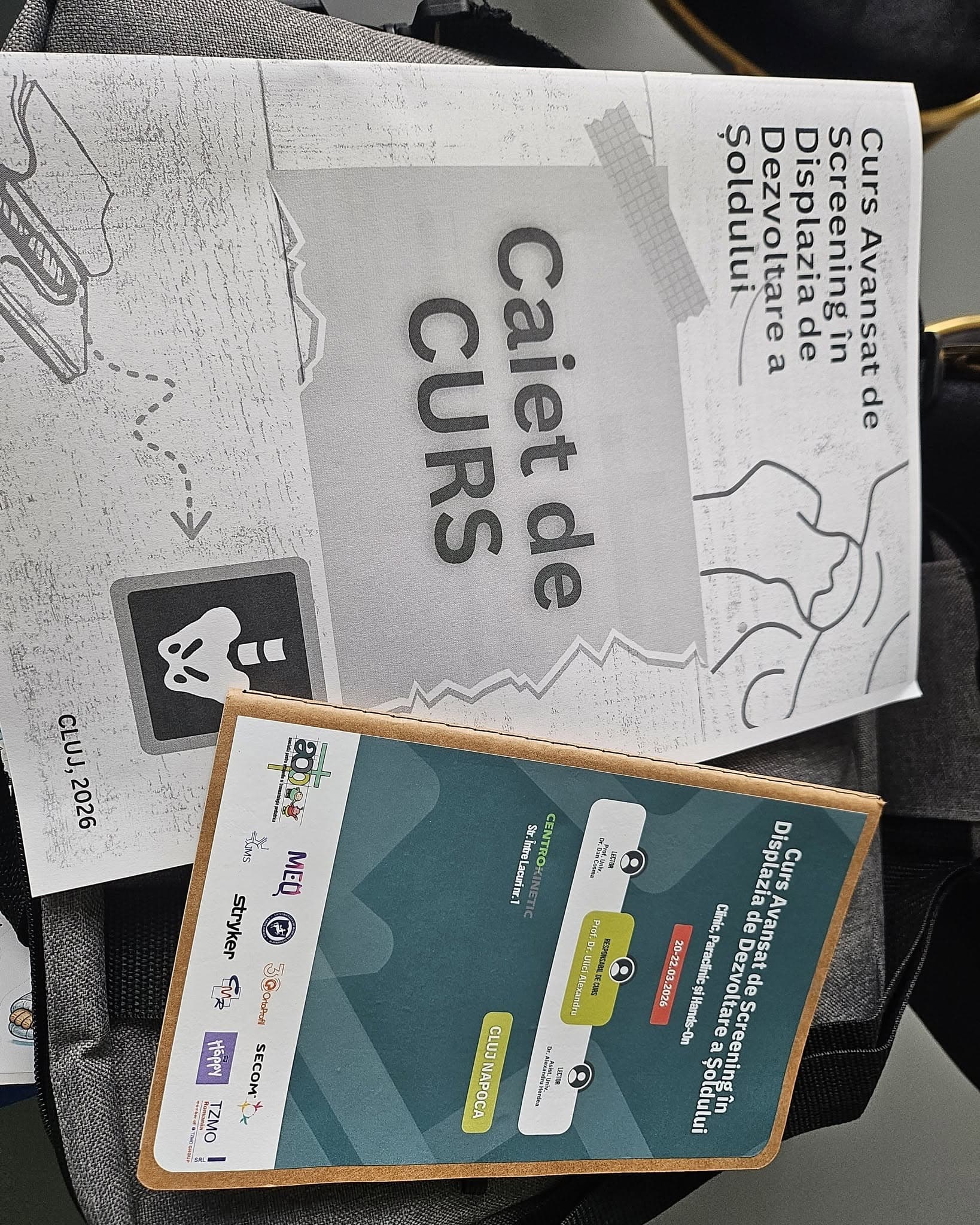 Caietul de curs — Screening în Displazia de Dezvoltare a Șoldului, Cluj-Napoca, martie 2026